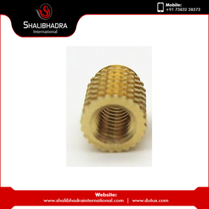 น็อตต่อขยายมีหนามทองเหลืองเคลือบเงาสำหรับขั้วต่อพลาสติก - Product Image 5