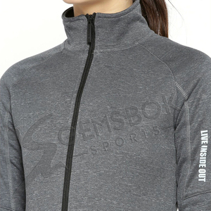 Veste pour femmes, vêtement d'entraînement, à séchage rapide, confortable et à fermeture éclair, longueur complète, pour le Yoga, vente en gros - Product Image 5