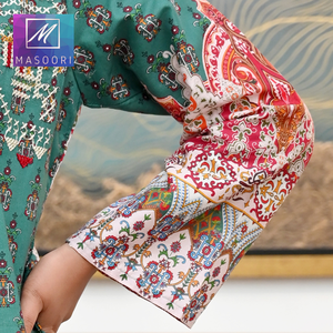 Kurta/Kurti Masoori de Verano para Mujer, Estampado Digital Indio y Pakistaní, con Trabajo de Lentejuelas, Marca Masoori - Product Image 3