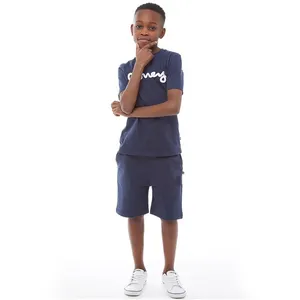 Setelan Celana Pendek Musim Panas untuk Anak Bayi/100% Katun Lengan Celana Pendek untuk Anak Laki-laki Pakaian Fashion Pakaian Harga Grosir