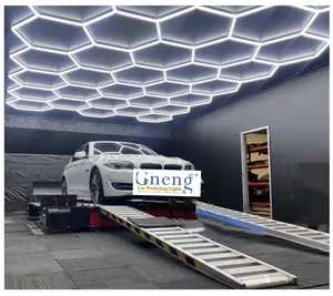 Autolavaggio officina Showroom Hexagon Detailing Auto Beauty Repair Garage Neon Light