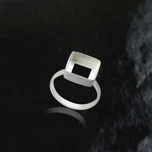 Top Seller for 925 Sterling Silver Bezel Cup Metal Casting Finding 14 MM Square Shape Collet Without Gemstone Ring Fine Jewelry - Product Image 1