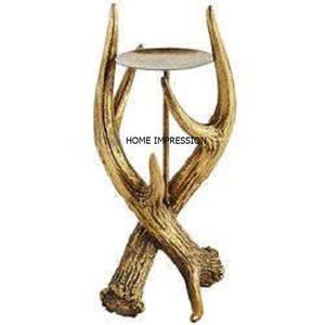 Round Antler Decorative Metal <b>Candle</b> <b>Holder</b> Handmade Antler Decorative <b>Candle</b> <b>Holder</b> - Product Image 2