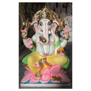 Makrana Marbre Seigneur Ganesha Statue - Product Image 1