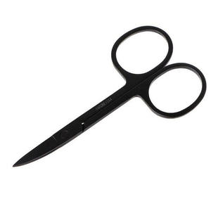 High Quality Lightweight Stainless Steel Eyebrow <b>Scissors</b> for Beauty Salons With Laser Engraved Logo Customised Coatings - Product Image 5