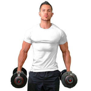 Camisetas de gimnasio para hombre con logotipo personalizado, camisetas de gimnasio de ajuste rápido de gran tamaño lisas a la moda al por mayor, camiseta de polo de alta calidad para hombre - Product Image 6