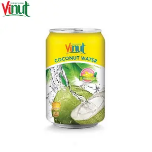 330Ml Air Kelapa VINUT Can (Kaleng) dengan Minuman Nanas Produsen Alami Termanis Lemak Rendah Di Vietnam