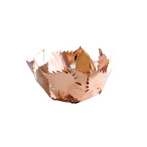 Plateau de service en aluminium couleur or pour vaisselle de qualité supérieure pour restaurant et hôtel Plat de service en forme de feuille - Product Image 4