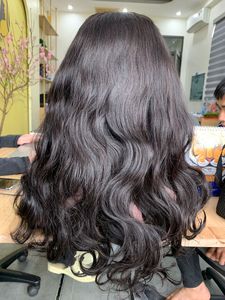 Cuticle Aligned Long <b>Body</b> <b>Wave</b> Wig Virgin Natural Fashion Color Silky Straight <b>Wave</b> Machine Double Weft - Product Image 1