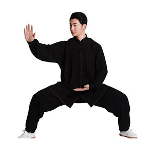 Wholesale Custom Made high quality kung fu uniform/New Wing Chun Uniform for Men/OEM traditional shaolin kung fu tai chi uniform - Product Image 2