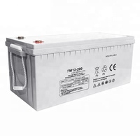 Batterie AGM gel de haute qualité 12v 200Ah Batterie solaire pour système solaire domestique