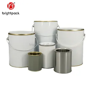 Tamanho padrão e universal de 1 ~ 5 litros lata de lata redonda, alta qualidade pintura pode atacado