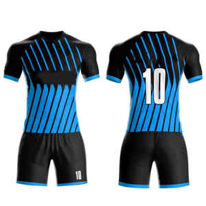Uniforme de fútbol personalizado por sublimación para hombre, traje de equipo de fútbol, pantalones cortos de manga corta, uniforme de entrenamiento, portero - Product Image 4