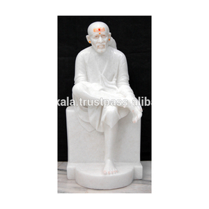 Moorti en marbre blanc pur, magnifique bijou pour Temple, - Product Image 1