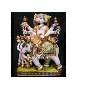 รูปปั้นพระมณีบัทธระหินอ่อนตกแต่ง - Product Image 1