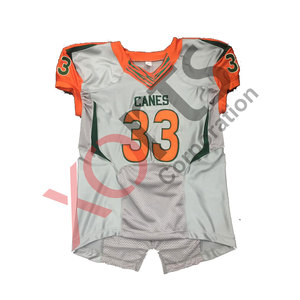 Maillot de football américain de qualité supérieure à bas quantité minimale de commande nouveau design imprimé par sublimation uniformes sur mesure chemises de taille XL - Product Image 4