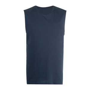 <b>Men</b> Sleeveless shirt casual top quality 100%Cotton Gym Fitness Wear OEM/ODM Service Solid Color blank Tank Top Shirts For <b>Man</b> - Product Image 3