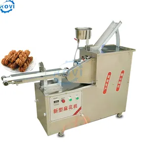 Automatic Fried Dough Twist Production Line crispy snack food twist bread making machine