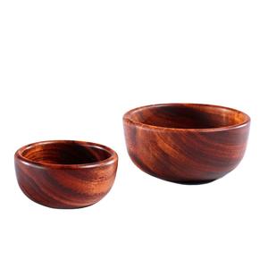 Produit d'ameublement de cuisine design attrayant Bol en bois Design personnalisé Salade ou fruits Bol de service personnalisé Bol de service Cuisine - Product Image 1