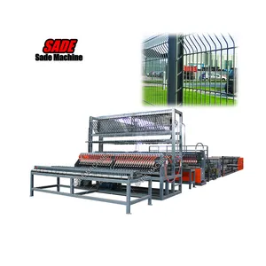 Fully Automatic Welded Wire Mesh Fence Making Machine For Sale Automatic 3d Fence Panel Welding Machine