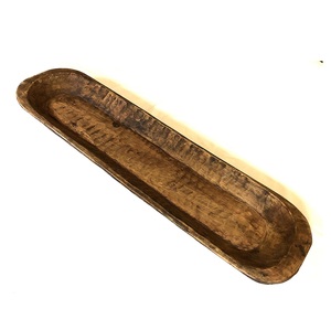 Bol à pâte décorative en bois, pour long plateau, pièce de centre de table, 1 pièce - Product Image 2