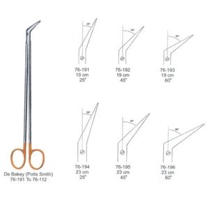 Ciseaux d'or De-Bakey Base d'équipement médical d'instruments chirurgicaux - Product Image 2