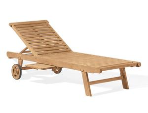 Chaise longue gonflable en bois pliable, design moderne, durable, à prix abordable, pour la plage et l'extérieur - Product Image 2