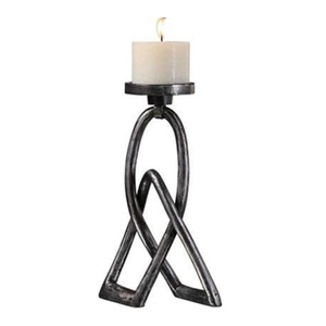 Support de bougie en cristal en métal de luxe pour les assistants de la maison autre pilier décoration de la maison métal couleur argent pour meilleure vente poli - Product Image 2