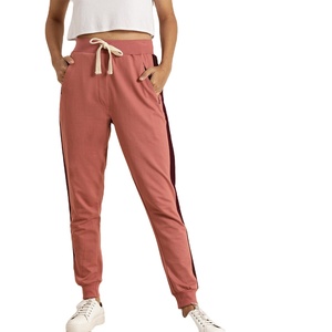 Pantalon de survêtement, couleur unie, pour femme, jogging léger, à manchette, tenue d'entraînement, jogging Super doux, couleur au choix - Product Image 1