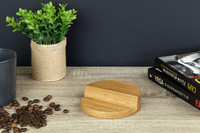 Support de téléphone en bois, support de téléphone rond à fente unique, support de téléphone portable portable en bois, comptoir pour cuisine, salle de bain, bureau