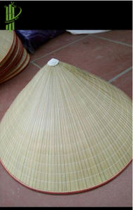 Chapeau de paille conique en bambou pour hommes, ombrage pour pare-soleil, ferme, fait du Vietnam, vente en gros - Product Image 4
