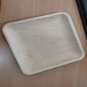 Bols et plateaux gravés de plantes complexes et écologiques Areca Leaf Plats et assiettes pour le camping en plein air - Product Image 3