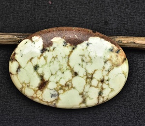 Pierre précieuse en vrac de Chrysoprase de citron pour porter des bijoux, Cabochon de Chrysoprase - Product Image 2