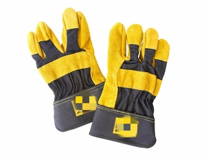 Guantes de trabajo de cuero para jardinería para hombres, manoplas de trabajo pesado para minería y construcción, estilo canadiense - Product Image 2