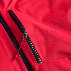 Veste de pluie légère à capuche, résistante à l'eau, avec fermeture devant, produit recyclable - Product Image 2