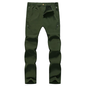 Pantalones deportivos de cintura alta personalizados para hombre, secado rápido, a prueba de viento, algodón elástico, impermeable, de talla grande, estilo informal para senderismo de invierno - Product Image 2