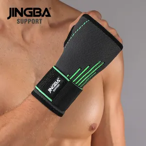 JINGBA Service OEM/ODM Attelle de poignet de sport en nylon Haltérophilie réglable Gym Protection du pouce Support de la main