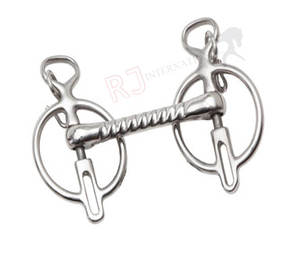 Miniatur kuda baru 2025, mata berkendara Riaz kaliber Intel <span class=keywords><strong>2</strong></span> Slot Liverpool Mullen mulut baja tahan karat - Product Image 3