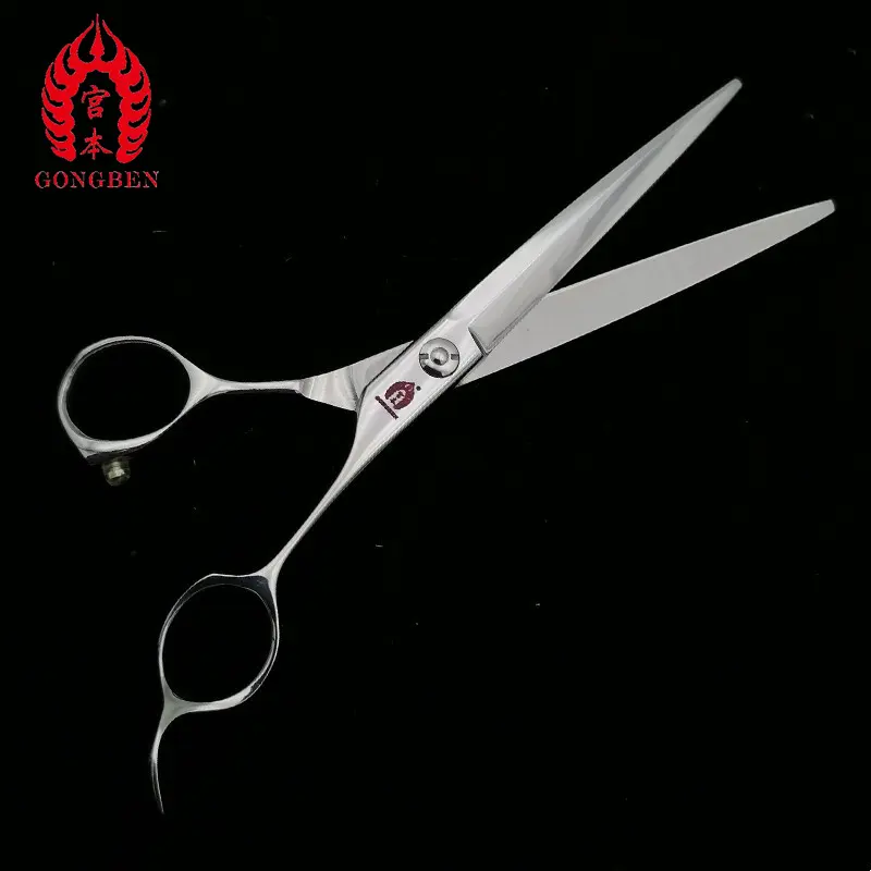 GONG BEN Best Quality Professional Beauty 440c Japanese Steel 7 Inch Barber Cutting Hair Scissors Set For Italy