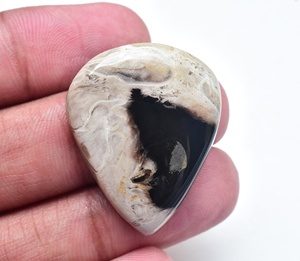รากปาล์ม Cabochon คุณภาพสูงจากธรรมชาติอินโดนีเซียปาล์มรากพลอยรูปร่างและขนาดตามธรรมชาติปาล์มรากอาเกตขายส่ง - Product Image 4