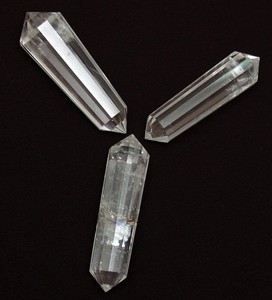 12 facettes cristal Quartz Vogel crayon Point pendentif pierre semi-précieuse artisanat pendentif pierre précieuse - Product Image 1