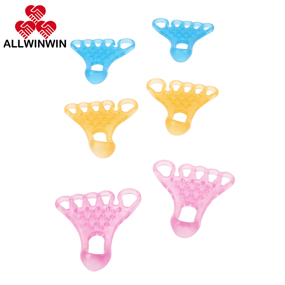 ALLWINWINTOE04つま先エクササイズ-2個のストレッチャー外反母趾矯正器