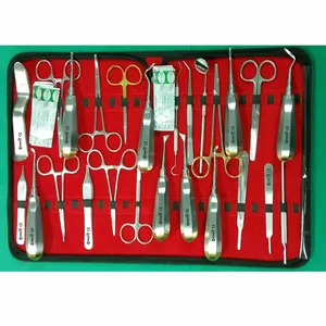 GORAYA-KIT de instrumentos quirúrgicos para cirugía DENTAL, SET básico PREMIUM alemán, 37 Uds., certificado CE ISO, gran oferta