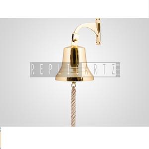 กระดิ่งแขวนประตูทองเหลืองคุณภาพสูง |   ของตกแต่งบ้านสไตล์ทะเล |   กระดิ่งเรือโบราณสำหรับตกแต่งทางเข้าโรงแรมและสำนักงาน - Product Image 1