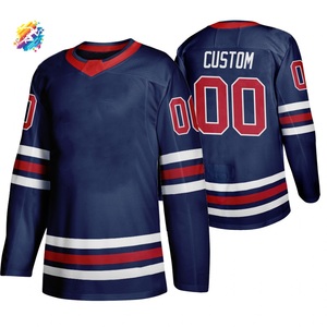 Maillots de hockey vierges sublimés personnalisés à motif camouflage pour hommes et femmes, tailles XXL, XXXL, XXS, avec logo OEM, vente en gros à prix abordable - Product Image 4