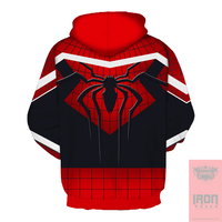 3D impresión superhéroe película guerra infinita porque películas de Marvel Super héroe capucha suelto Jersey Sudadera con capucha