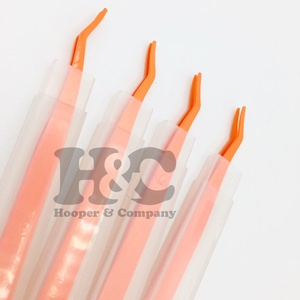 Pinzas aplicadoras de extensión de pestañas con logotipo de visón, nuevo diseño, Material de acero inoxidable, tubo sostenible, caja de pestañas acrílicas - Product Image 4