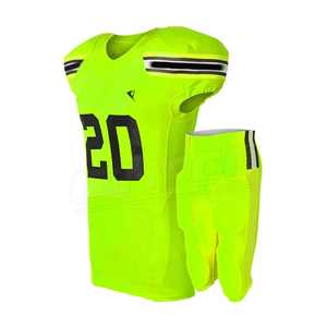 Logotipo personalizado y nombre Camiseta de fútbol americano Camisetas y pantalones cortos de fútbol Nuevo uniforme de diseño - Product Image 1