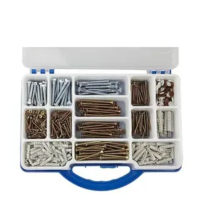 670 PCS WALL PLUG AND SCREW SET