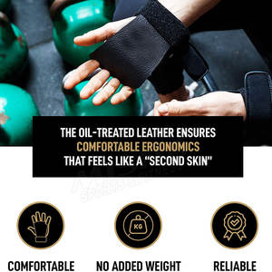 Empuñaduras de cuero para entrenamiento de gimnasia, Logo personalizado, 3 agujeros, 2022 - Product Image 6